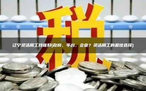 辽宁灵活用工找谁好(政府、平台、企业？灵活用工的最佳选择)