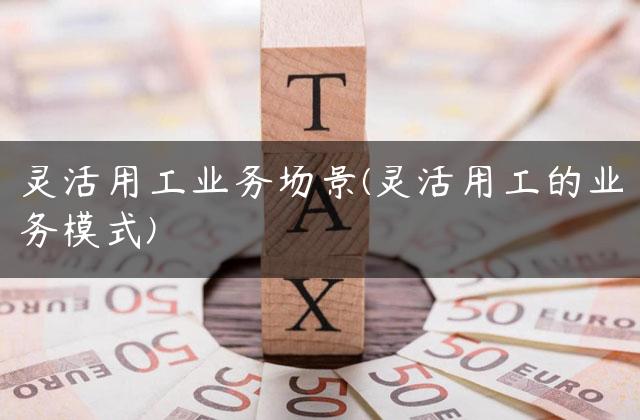 灵活用工业务场景(灵活用工的业务模式)