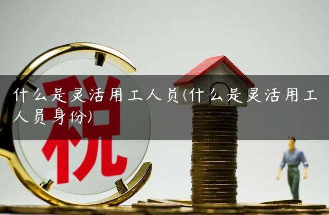 什么是灵活用工人员(什么是灵活用工人员身份)