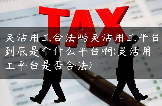 灵活用工合法吗灵活用工平台到底是个什么平台啊(灵活用工平台是否合法)