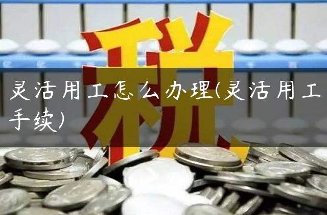 灵活用工怎么办理(灵活用工手续)