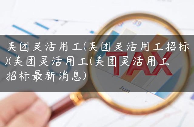 美团灵活用工(美团灵活用工招标)(美团灵活用工(美团灵活用工招标最新消息)